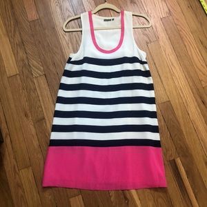 Shift Striped Dress with Racerback